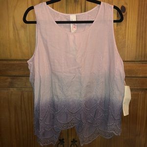 Crop Arata Top Dipped Die color design